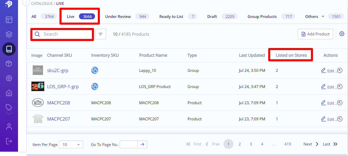 listed on stores final