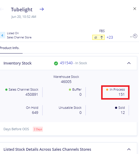 In Process stock page final 