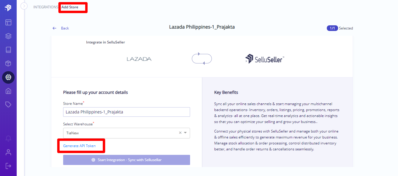 generate API token