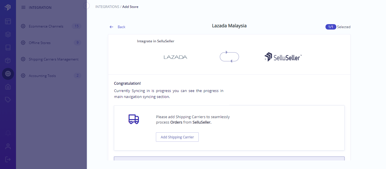 connect disconnected store- step 2